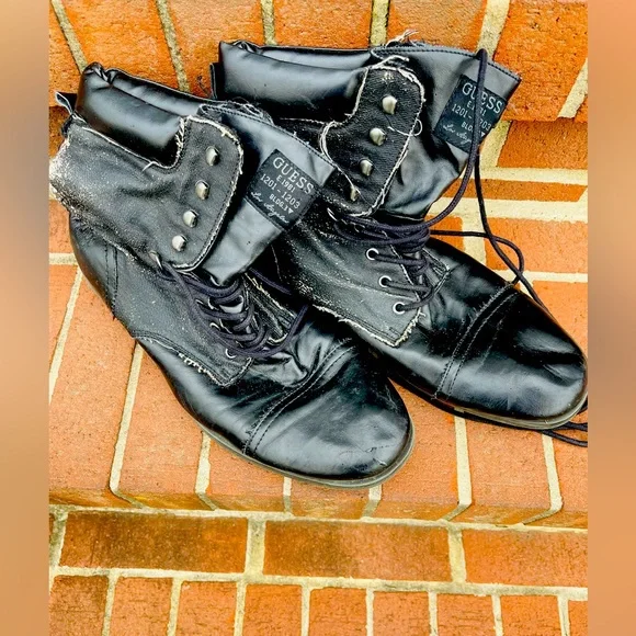 Guess | Shoes | Mens Guess Combat Boots Size 2 | Poshmark display picture 1